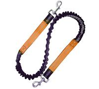 Bungee Dog Leash Extension Attachment 4ft with Double Swivel Clips for Bicycle, Running，Reflective Shock Absorbing Lead for Dogs up to 150 lbs (Orange, Reflective)
