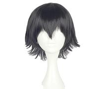 Bungo Stray Dogs Anime Edogawa Ranpo Cosplay Short Wig Heat-resistant Fiber Hair + Wig Cap Halloween Party Role Play Men