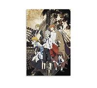 Bungo Stray Dogs Anime Posters Wall Art For Home Office Wall Classroom Decor Office Wall Art Home Gym Posters Canvas Painting 12x18inch(30x45cm)