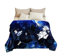 Bungo Stray Dogs Blanket - Cartoon Anime Ranpo Edogawa Print Soft Fluffy Flannel Lunch break Blanket, Ideal Anime All Season Rest Bedding Blanket Birthday Gift (125 cm x 200 cm, Bungo Stray Dogs - 07)