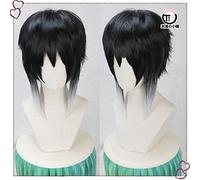 Bungo Stray Dogs Ryuunosuke Akutagawa 32cm Heat Resistant Synthetic Hair Cosplay Accessory Props Halloween Party + Free Wig Cap