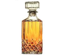 Bunhut Whiskey Decanter with Airtight Geometric Stopper,32oz Liquor Decanter,Glass Decanter,Diaphanous Liquor Bottle,Decanter with Airtight Lid for Whiskey,Vodka,Bourbon,Scotch,Brandy,Wine