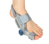 Bunion Corrector Big Toe Straightener - 180°Adjustable Knob Orthopedic with Velcro Strapping - Painless Bunion Splint with Silicone Pad Supported Day Night Left Right Feet Bunion Relief