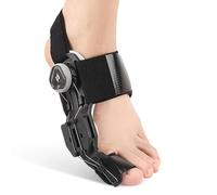 Bunion Corrector for Men and Women, Adjustable Universal - Size Bunion Splint with Big Toe Straightener and 2 Toe Pads for Better Fit Without Skin Damage, Black