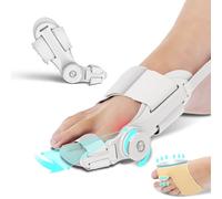 Bunion Corrector for Women & Men: Adjustable Bunions Correction for Big Toe Separation Day Night Pain Relief - Orthopedic Bunion Splint with Correction Pads Sleeve Fits Left/Right Feet