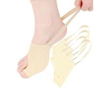 Bunion Corrector Sleeves Thin Bunions Relief Socks with Gel Bunion Protector DYKOOK Bunions Brace with Non-Slip Elastic Heel Strap and Pain Ease from Hallux Valgus,Blisters,Friction(S)