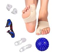Bunion Corrector Splint Cushions Orthopedic Toe Separator Support Splint Turf Brace Spacer Straightener Protector Socks Hammertoe Relief Pain Treatment Elastic Cushion Hammer Toe Aid Alignment Insole
