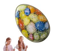 BUNIQ Easter Egg Shaped Box | Tins Filler Easter Egg Container - Tins Filler Easter Egg Container, Easter Eggs Shaped Candy Box Holder, Easter Egg Decoration