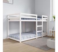 Bunk Bed Bedroom Kids Bed Frame Children Twin Sleeper Bed Solid Wood Pine vidaXL