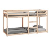 vidaXL Bunk Bed without Mattress White 80x200 cm Solid Wood Pine