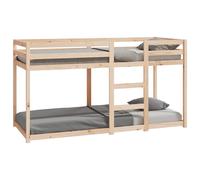 Bunk Bed Bedroom Kids Bed Frame Children Twin Sleeper Solid Wood Pine vidaXL