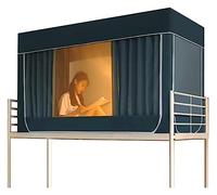Bunk Bed Canopy Curtains - Blackout, Dustproof, Privacy Enhancer for Comfortable Sleeper Bunks