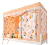 Bunk Bed Curtains - Blackout Canopy Tent for Twin Beds, Mosquito Net for Student Dormitory and Home Use