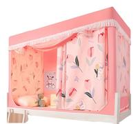 Bunk Bed Curtains - Blackout Canopy Tent for Twin Beds, Mosquito Net for Student Dormitory and Home Use