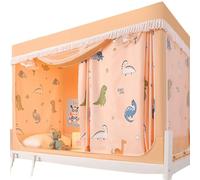 Bunk Bed Curtains - Blackout Canopy Tent for Twin Beds, Mosquito Net for Student Dormitory and Home Use