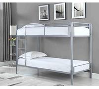 Bunk Bed Fitted Sheet 100% Egyptian Cotton 200 Thread Count 2ft 6'' (76cmX190cm) Hotel Quality Bedding Set (WHITE, Small Single)
