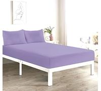 Bunk Bed Fitted Sheet Small Single Bed - 25cm Deep - Soft, EasyCare Mattress Cover - Ideal for Bunk Beds, Caravans & Kids’ Bedrooms (Lilac)