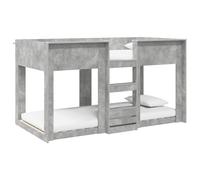Bunk Bed for Kids Engineered Wood Frame Children's Modern Double Indoor vidaXL