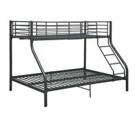 Bunk Bed Frame Metal 140x200cm/90x200cm Solid Single Bed Multi Colours vidaXL
