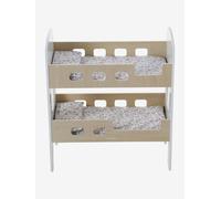 Bunk Bed in FSC® Wood for Baby Dolls white
