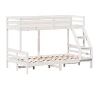 Bunk Bed Kids Twin Sleeper Children Bed Frame Loft Bed Solid Wood Pine vidaXL