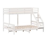 Bunk Bed Kids Twin Sleeper Children Bed Frame Loft Bed Solid Wood Pine vidaXL