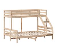 Bunk Bed Kids Twin Sleeper Children Bed Frame Loft Bed Solid Wood Pine vidaXL