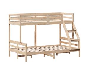 Bunk Bed Kids Twin Sleeper Children Bed Frame Loft Bed Solid Wood Pine vidaXL