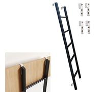 Bunk Bed Ladder 116cm/ 130cm/ 140cm/ 150cm Bunk Bed Ladder - Load 150kg, Smooth Metal Iron Rv Bunk Ladders for Camper Dorm House, Easy to Assemble (Size : 150cm/59)