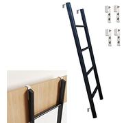 Bunk Bed Ladder 116cm/ 130cm/ 140cm/ 150cm Bunk Bed Ladder - Load 150kg, Smooth Metal Iron Rv Bunk Ladders for Camper Dorm House, Easy to Assemble (Size : 140cm/55)