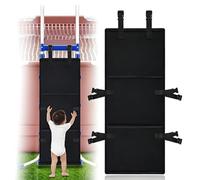 Bunk Bed Ladder Cover 78 x 38 cm, Foldable Bunk Bed Stair Protection Children with Adjustable Buckles, 600D Oxford, Prevents Bunk Bed Ladder Pad (Black)