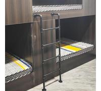 Bunk Bed Ladder for Bunk Loft Bed, Metal Ladder for Wall Mounted, for Basement Egress, Attic Stairs, Window Well, Boat, Dorm, Library, Home, 4ft-7.6ft Height and Loads 3