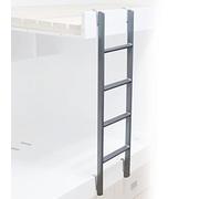 Bunk Bed Ladder for RV Campervan, Durable Metal Step Ladder with Hooks and Wide Tread, Ideal for Kids Dorm Room and Top Bunk Access