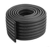 Bunk Bed Ladder Pads, 200cm Foam Step Padding with Cutter, Soft Cushioned Cover for Safe Climbing, Slip-Resistant Stick-On Protector for Kids Dorm Loft Beds, Pink Brown Black Gray Red(Black)