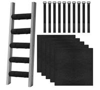 Bunk Bed Ladder Pads - Pieces Soft Protector, Non-Slip Ladder Cushions, Soft Foam Step Protectors | Comfortable Wraps For Kids | Safety Pads For Metal And Wooden Bunk Bed Steps | Stepladder Climbing L