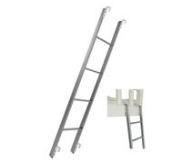 Bunk Bed Ladder White Bunk Bed Hanging Ladder, Metal Camping Ladder With Adjustable Hooks, Camper Bunk Bed Ladder For Travel Trailer, 150 Kg/330 Lbs. (Size : 140cm/55)