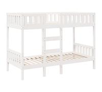 vidaXL Bunk Bed Wax Brown 90x200 cm Solid Wood Pine