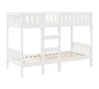 Bunk Bed Loft Bed Kids Bed Frame Mattress Foundation Solid Wood Pine vidaXL