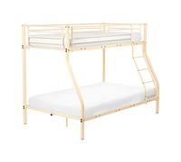 Bunk Bed Metal CHADURIE 90/120 x 200 cm Beige