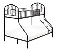 Bunk Bed Metal CHAMONIX 90/140 x 200 cm Black