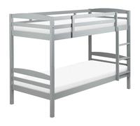 Bunk Bed Pine Wood REGAT 90 x 200 cm (EU Single) Grey