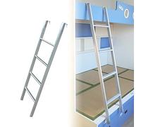 Bunk Ladder Adjustable Hanging Bunk Bed Ladder, Portable Metal Twin Bed RV Ladder with Hooks, 116cm / 130cm / 140cm / 150cm Step Ladder for Dorm, Bedroom, Loft (Size : 116cm/46)