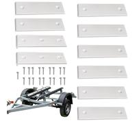 Bunk Slides for Boat Trailer - 3 X 10 In Boat Trailer Bunks,10x Heavy Duty Glide Bunk Enders for Launching & Loading On/Off Easier