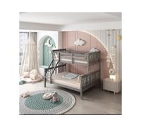 Bunkbed Kids grey 3ft single with 4ft 6 small double trio bunk beds