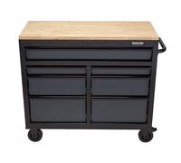 BUNKER BUNKER® 08216 7 Drawer 41" Workbench Roller Tool Cabinet - Grey