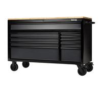 Draper Bunker 10 Drawer Workbench Roller Tool Cabinet, 56", Grey