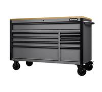Bunker ® 10 Drawer Workbench Roller Tool Cabinet 56in Light Grey Pk 1 31760