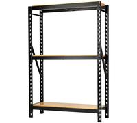 Bunker 14 Piece Modular 3 Tier Racking with Hardwood Shelving, 1500mm