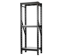 BUNKER 14 Piece Modular 3 Tier Racking with Stainless Steel Shelving 750mm 32461