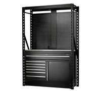 BUNKER 14 Piece Modular Storage Combo 2 Tier Racking Floor Cabinet 1500mm 28075